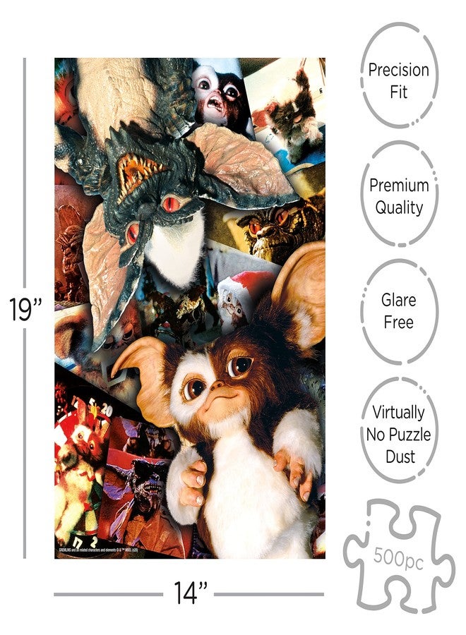 AQUARIUS Gremlins Puzzle (500 Piece Jigsaw Puzzle) - Glare Free - Precision Fit - Virtually No Puzzle Dust - Officially Licensed Gremlins Merchandise & Collectibles - 14 x 19 Inches - Image 2